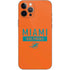 NFL Miami Dolphins Orange Performance Series iPhone 12 Pro Max Skin